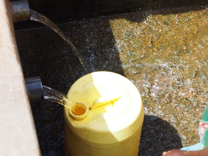 Wells protected from contamination